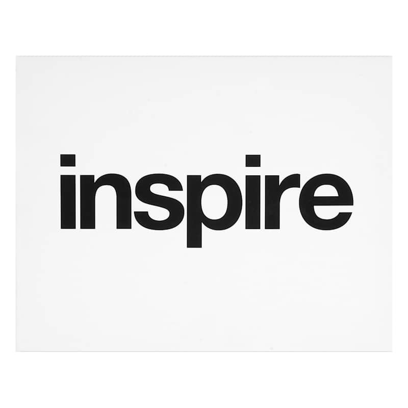 Inspire Canvas Wall Sign, 14x11 | At Home