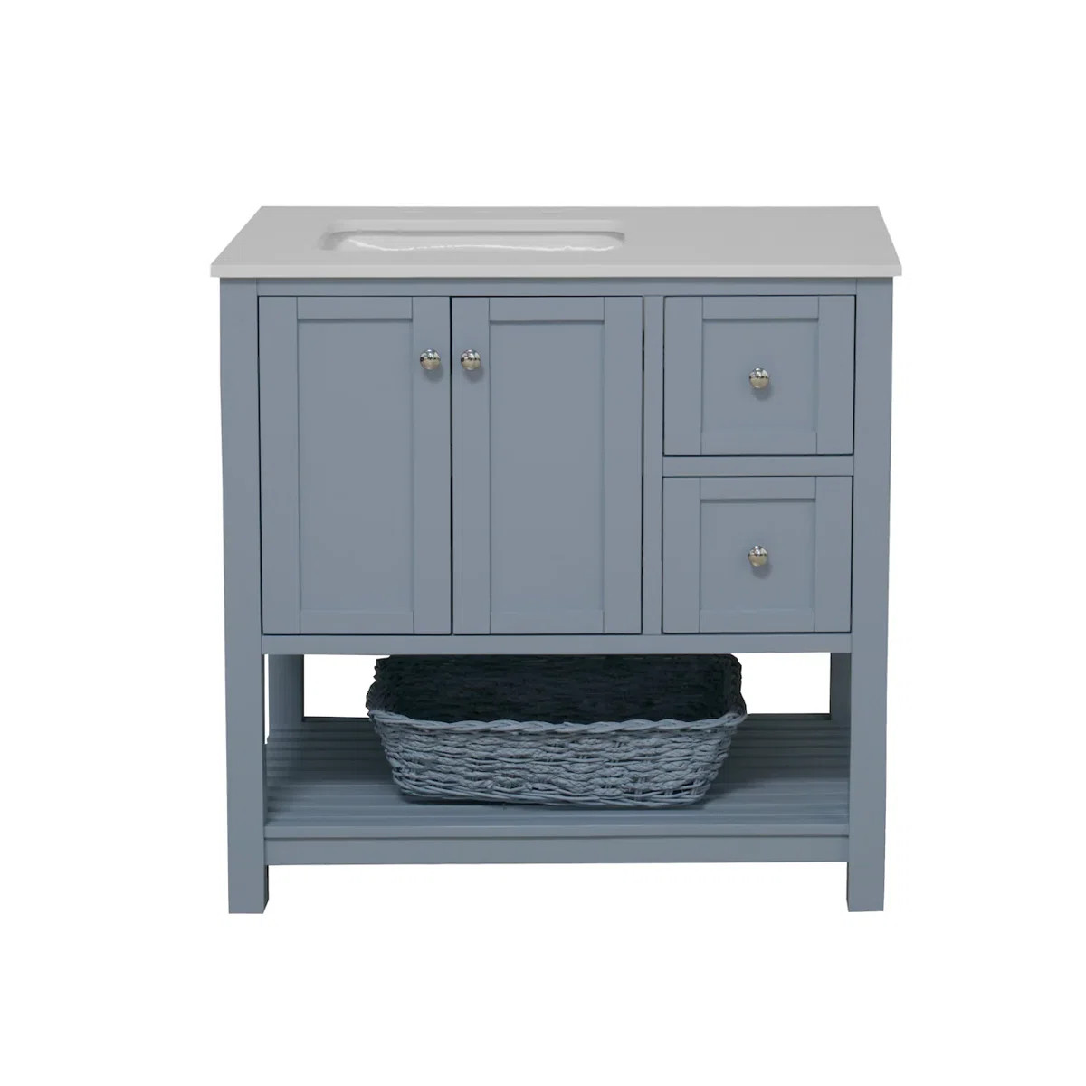 Binne 36'' Single Bathroom Vanity with Top | Wayfair North America
