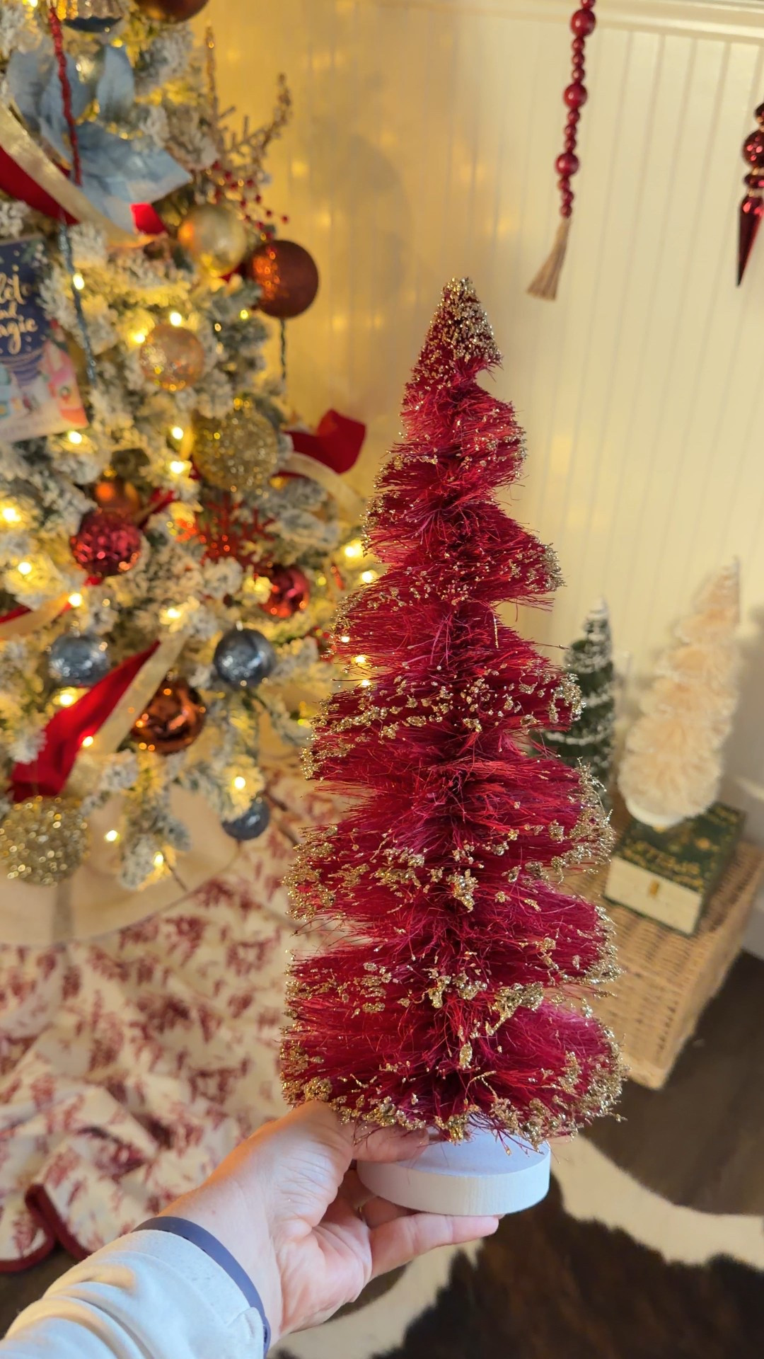 Beautiful bottle brush trees from target on sale! Love this pretty and easy Christmas decor! 

#LTKHome #LTKHoliday #LTKGiftGuide