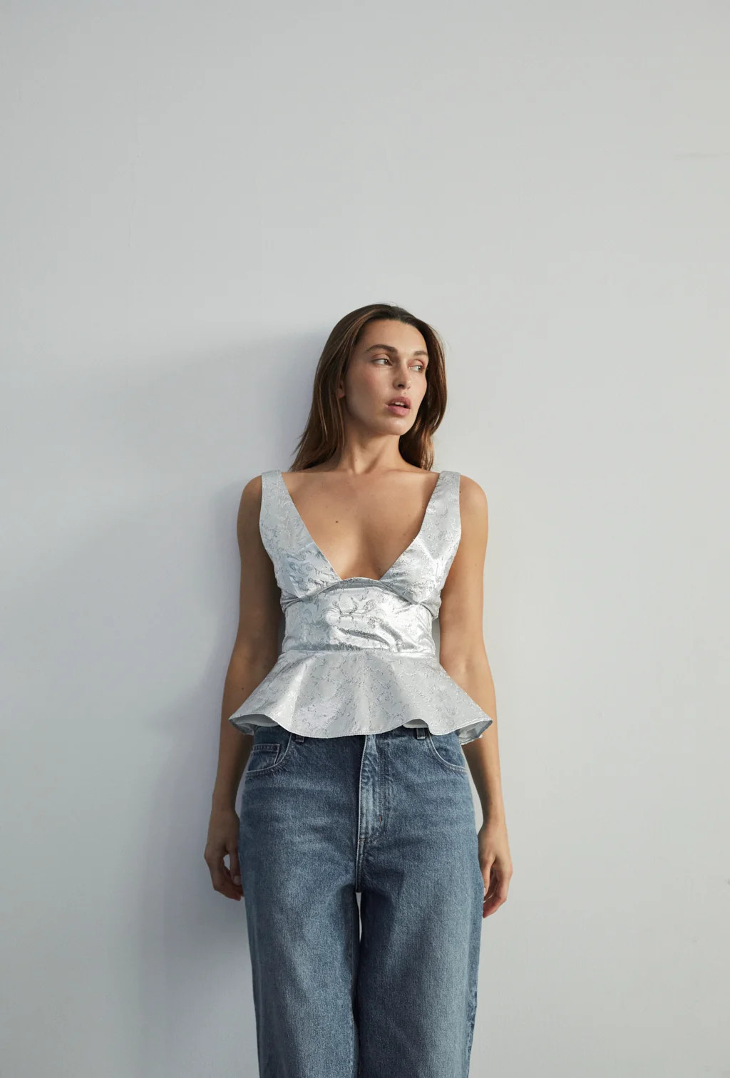 Emma Top Silver  | Maggie Marilyn