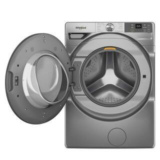 4.5 cu. ft. Stackable Front Load Washer in Radiant Silver with FreshFlow Vent System | The Home Depot