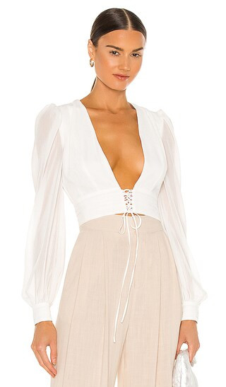 Laila Top in White | Revolve Clothing (Global)