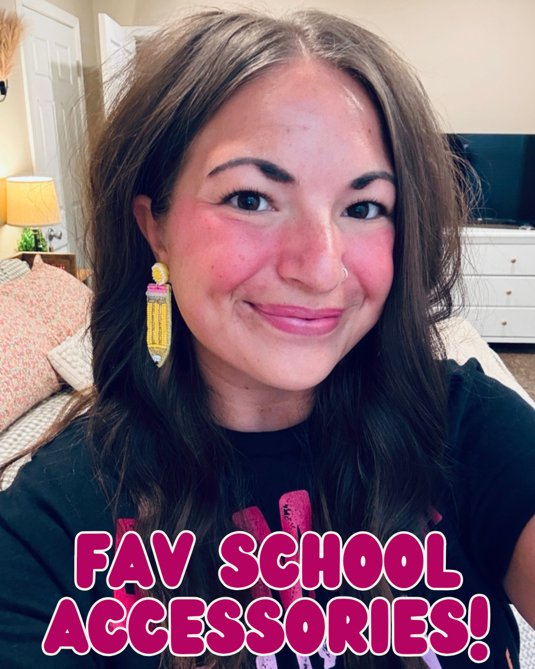 All my favorite school accessories in one place! 🍎✏️ From cute earrings and fun tumblers to practical lanyards and everyday essentials, these little finds add personality to any school day. Perfect for teachers, school counselors, and school staff! 📚✨ 

 