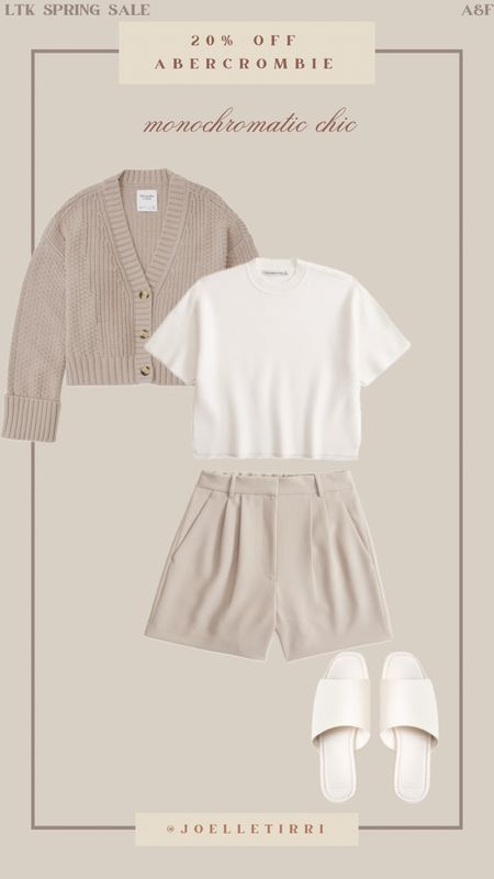 Monochromatic chic outfit all on sale with code AFLTK #monochromatic #chic #outfitinspo #springoutfit #abercrombie 

#LTKfindsunder100 #LTKstyletip #LTKSpringSale