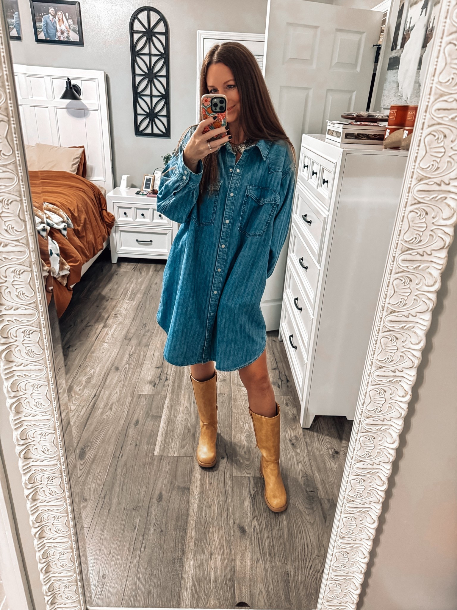 FALL into the Season with a BANG! Local finds and I’m loving them! 

All super affordable.

I’m wearing a 2XL in the dress and boots are TTS. (I’m 5’7” and usually a size Medium 6/8).




#LTKSeasonal #LTKFindsUnder50 #LTKTall