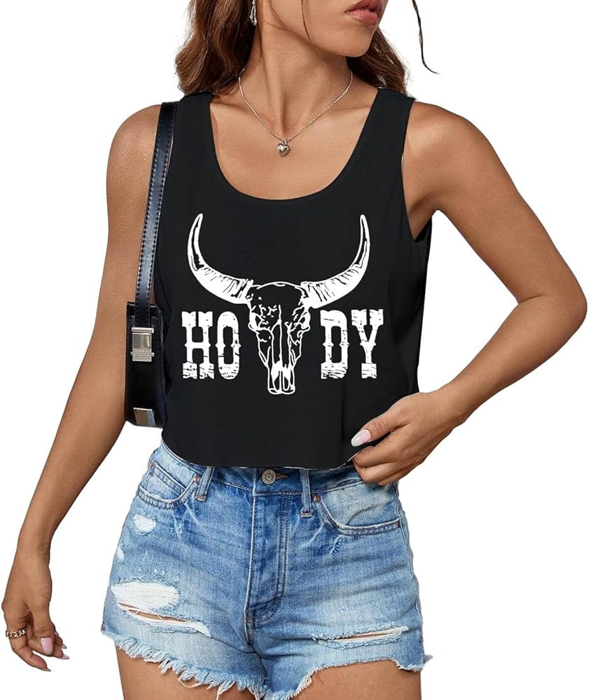 Women Graphic Tees Western Shirts Vintage Cowgirl Cowboy Shirt Concert Tops(Black 3 L) at Amazon ... | Amazon (US)