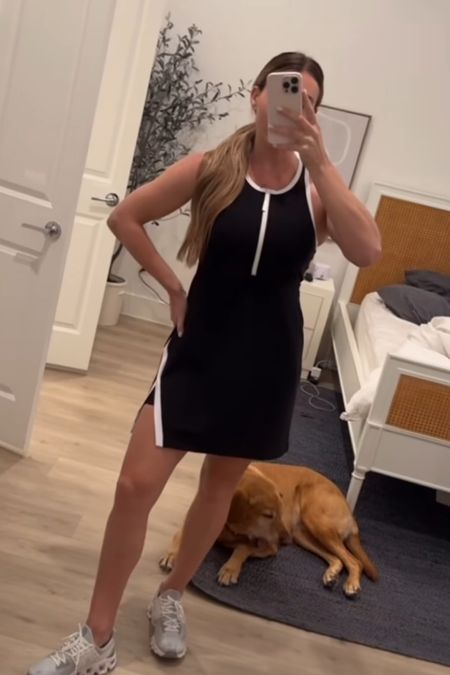My activewear tennis dress is from Costco! I linked similar styles from Target & Amazon 🤍

#activewear #tennisdress #gym #workout 

#LTKActive #LTKFindsUnder50 #LTKFitness