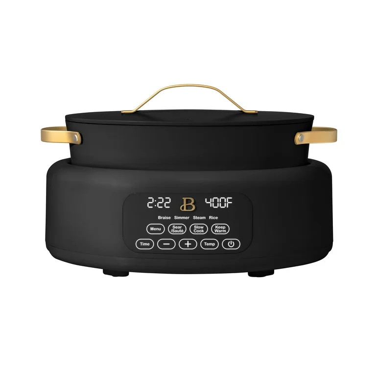 Beautiful 10 in 1, 6 Qt Electric Multi-Cooker, Black Sesame by Drew Barrymore | Walmart (US)