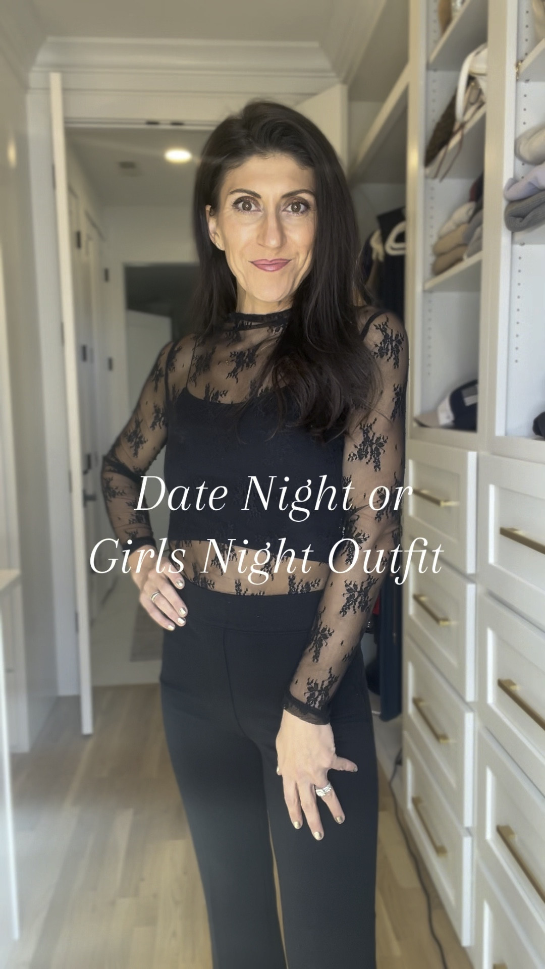 Date Night or Girls Night Look! These popular lace tops are flirty, fun & can elevate your outfit. Highly Recommend! 🙌🏼🖤 #datenightoutfit #girlsnightoutfit #lacetop #amazonfinds #holidaypartyoutfit #evereve

#LTKStyleTip #LTKWatchNow #LTKCyberWeek