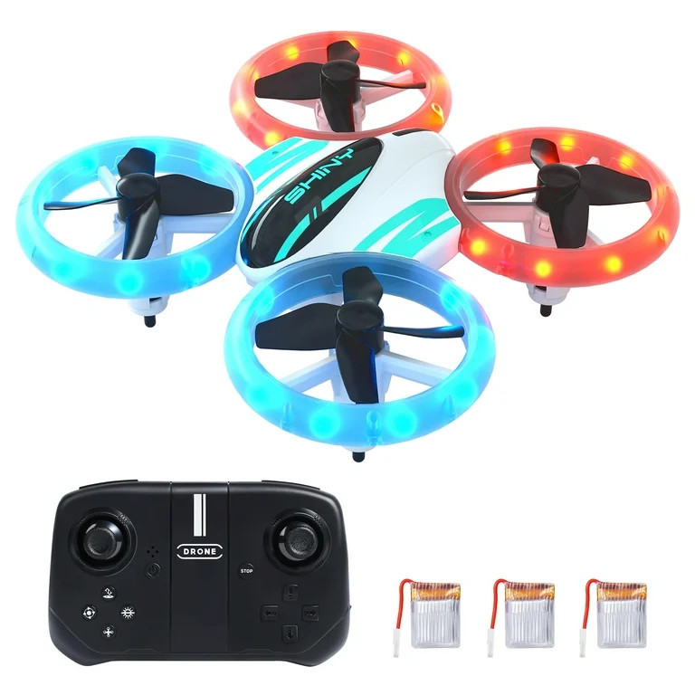 DEERC DC11 Mini Drone for Kids, RC Nano Quadcopter with LED Lights for Beginners with Altitude Ho... | Walmart (US)
