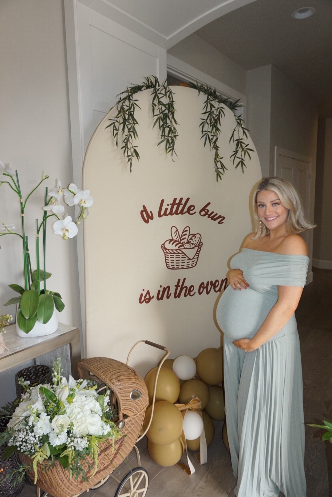baby shower dress 🤎

#LTKmomlife #LTKBump #LTKBaby