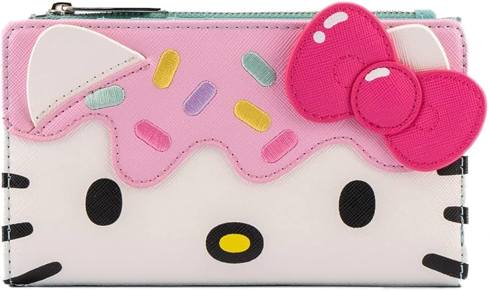 Loungefly Sanrio Hello Kitty Cupcake Faux Leather Flap Wallet | Amazon (US)