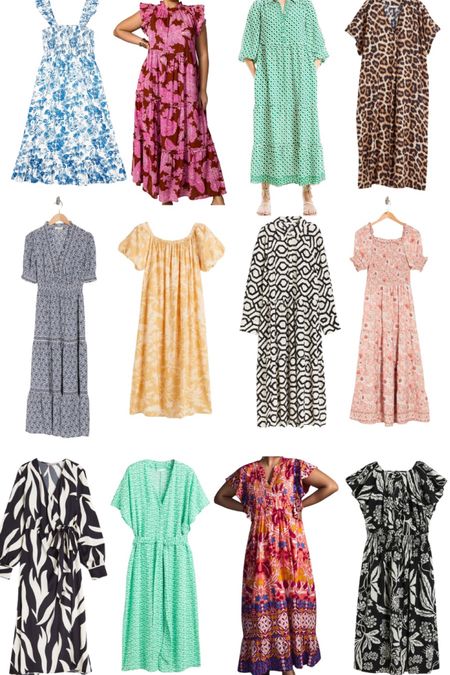 Spring dresses, pattern play, midi, maxi, casual 

#LTKSeasonal #LTKstyletip #LTKFind