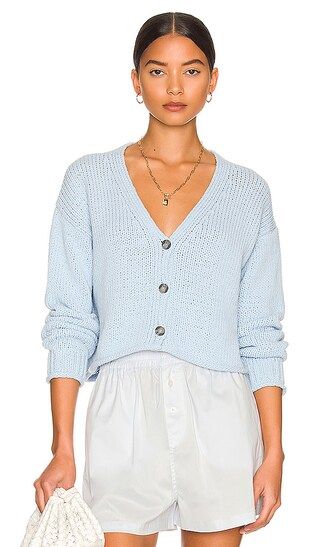 Cropped Cardigan in Clear Blue | Revolve Clothing (Global)