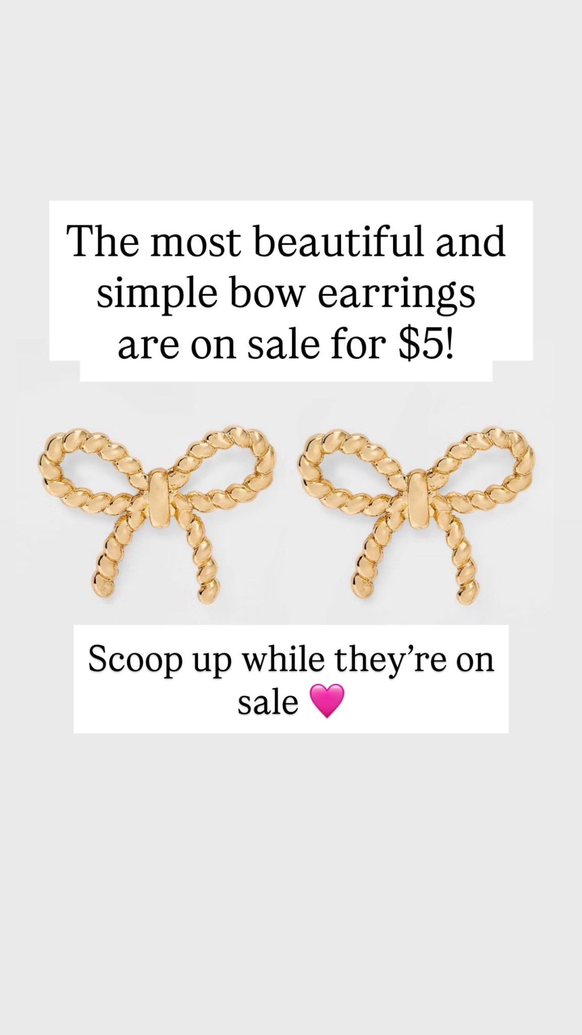 Classic bow earrings are $5

#LTKHoliday #LTKSaleAlert
