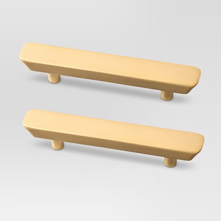 Gathered Brass Pull - Threshold™ | Target