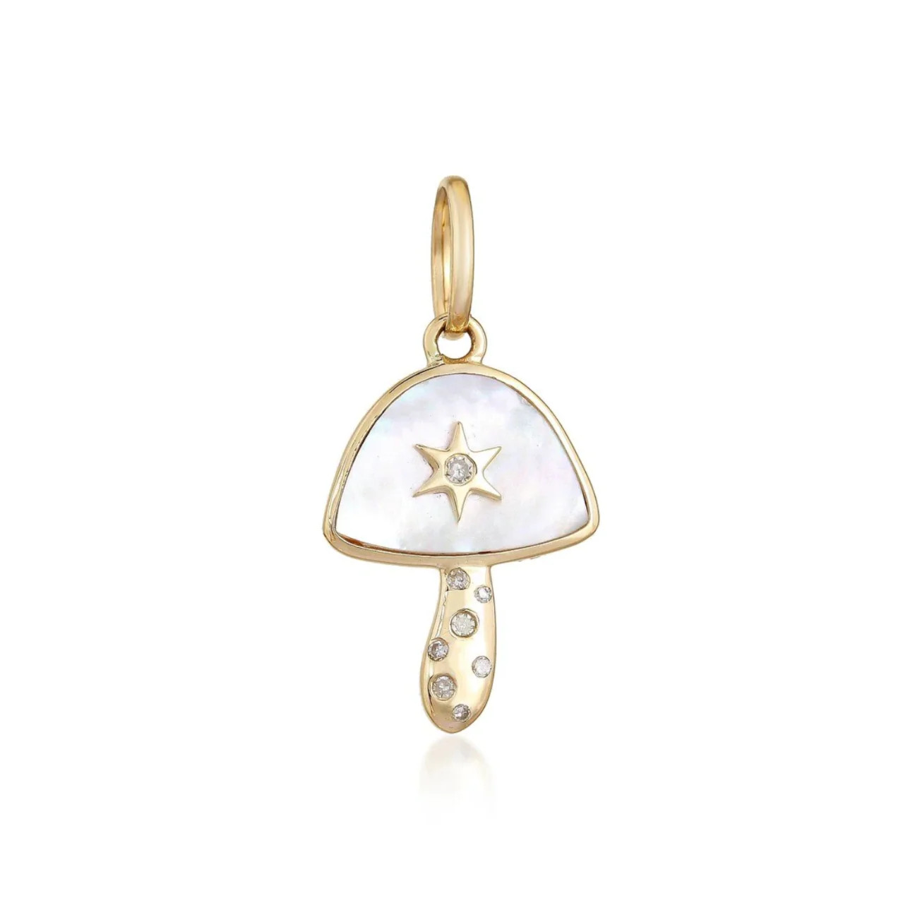 Stone Mushroom Center Star Charm | Shop.app