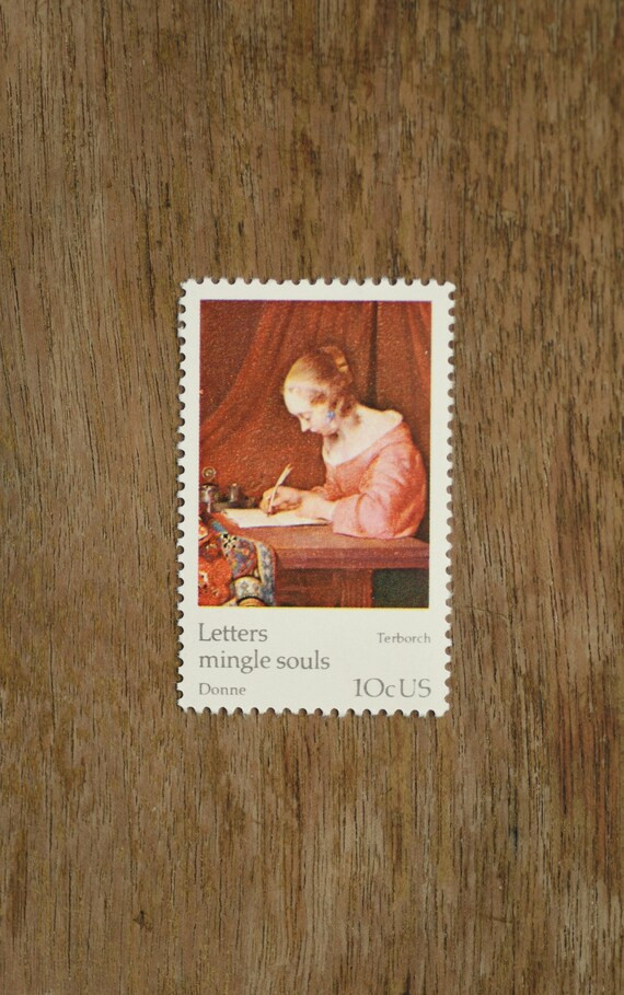 10 Letters Mingle Souls  Donne Terborch Postage Stamps // 10 | Etsy | Etsy (US)