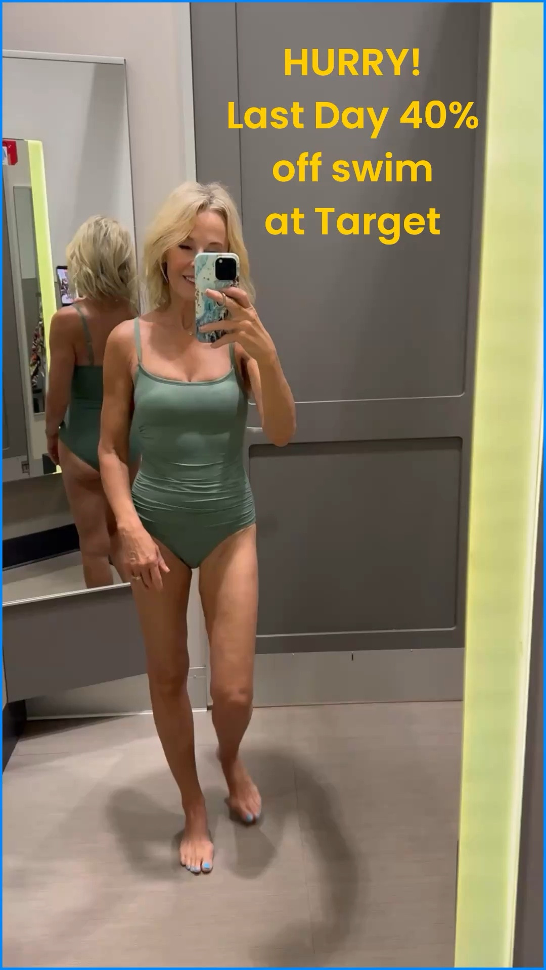 My cart is secured! Last day for @Target swim AND sandals. 40% is HUGE! #swimsuit #coverup #fashionover50 

#LTKOver40 #LTKSaleAlert #LTKSeasonal