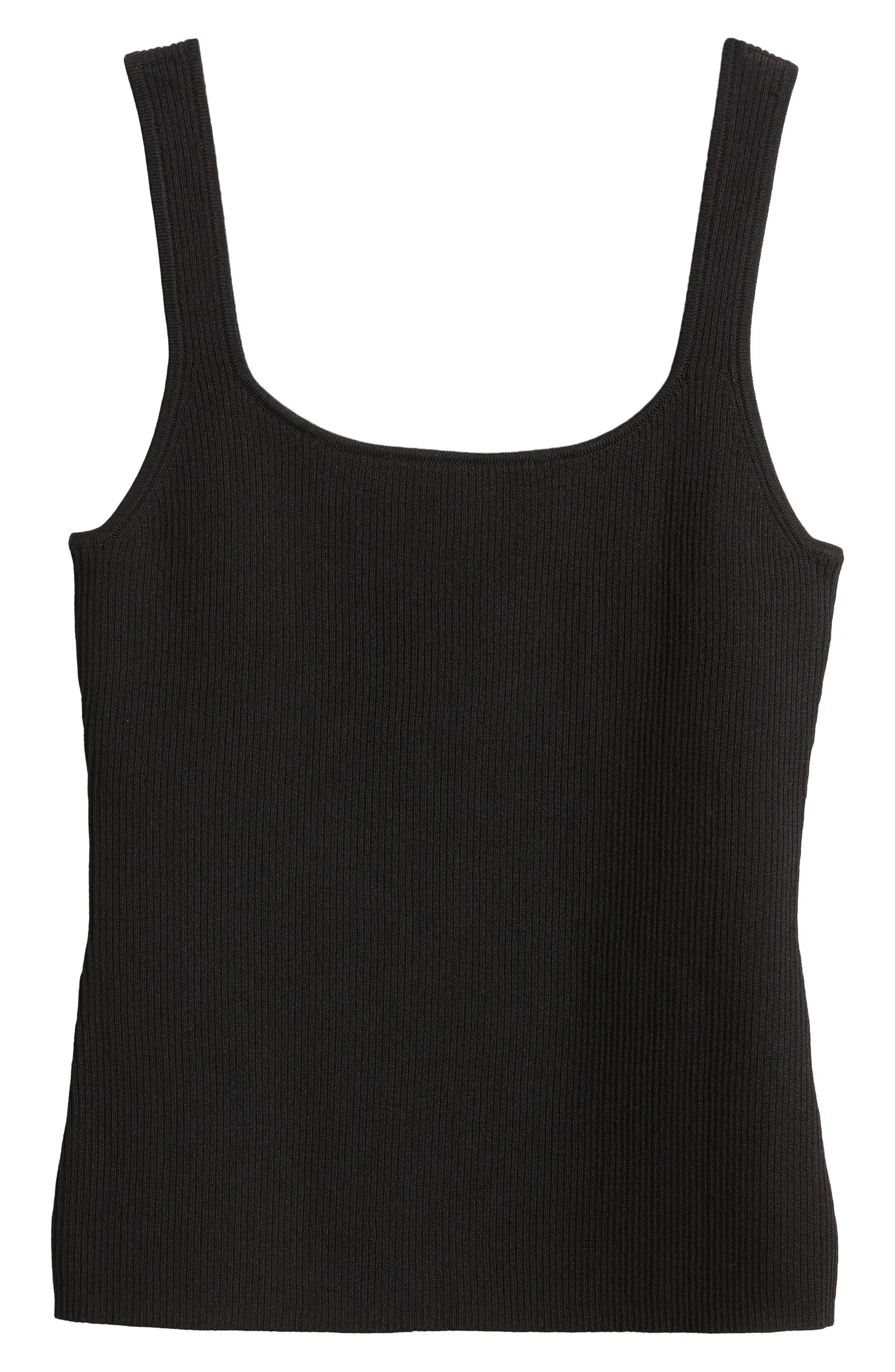 Square Neck Rib Sweater Tank | Nordstrom