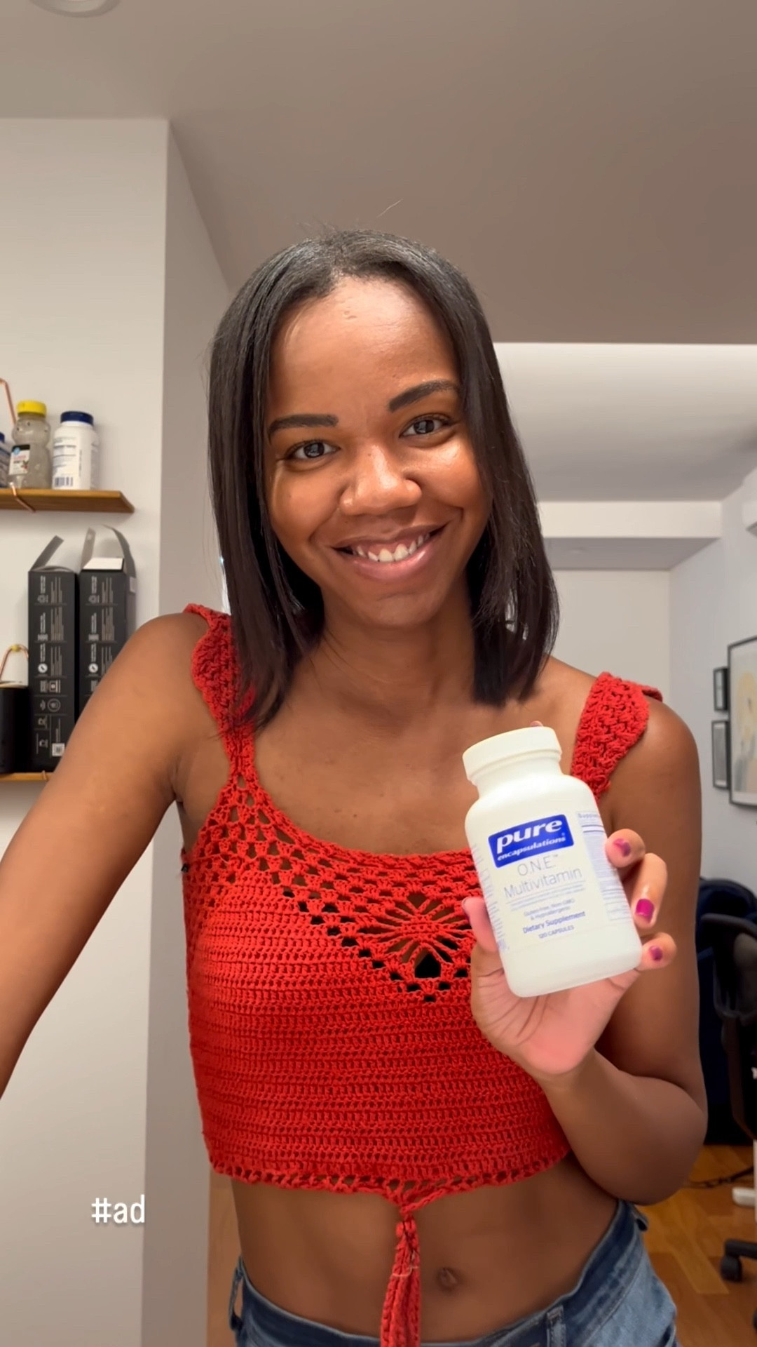 My daily non-negotiable 💊 

I’ve been taking the O.N.E. Multivitamin by Pure Encapsulations to support my overall wellness, energy, and recovery! 🙌🏽

Packed with high-quality, bioavailable nutrients (like Metafolin® folate + vitamins A–E), it’s science-backed and super easy to stay consistent with.

Highly recommend!

#LTKselfcare #LTKmorningroutine #LTKActive