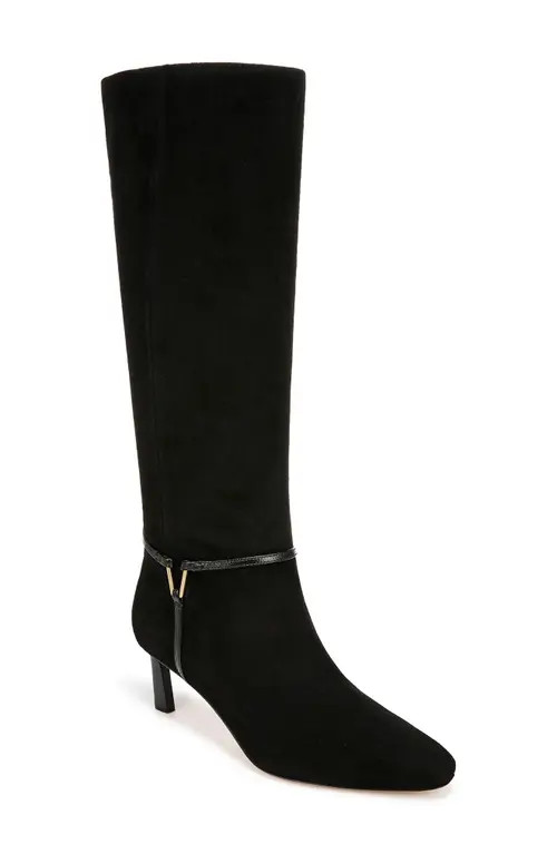 Veronica Beard Kenzie Knee High Boot in Black at Nordstrom, Size 6.5 Wide Calf | Nordstrom