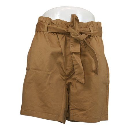 Candace Cameron Bure Women s Shorts Sz S Paper Bag Tie Waist Brown A488209 Regular Size | Walmart (US)