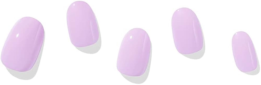 Dashing Diva Glaze Nail Strips - Creamy Lilac | Works with Any LED Nail Lamp | Long Lasting, Chip... | Amazon (US)