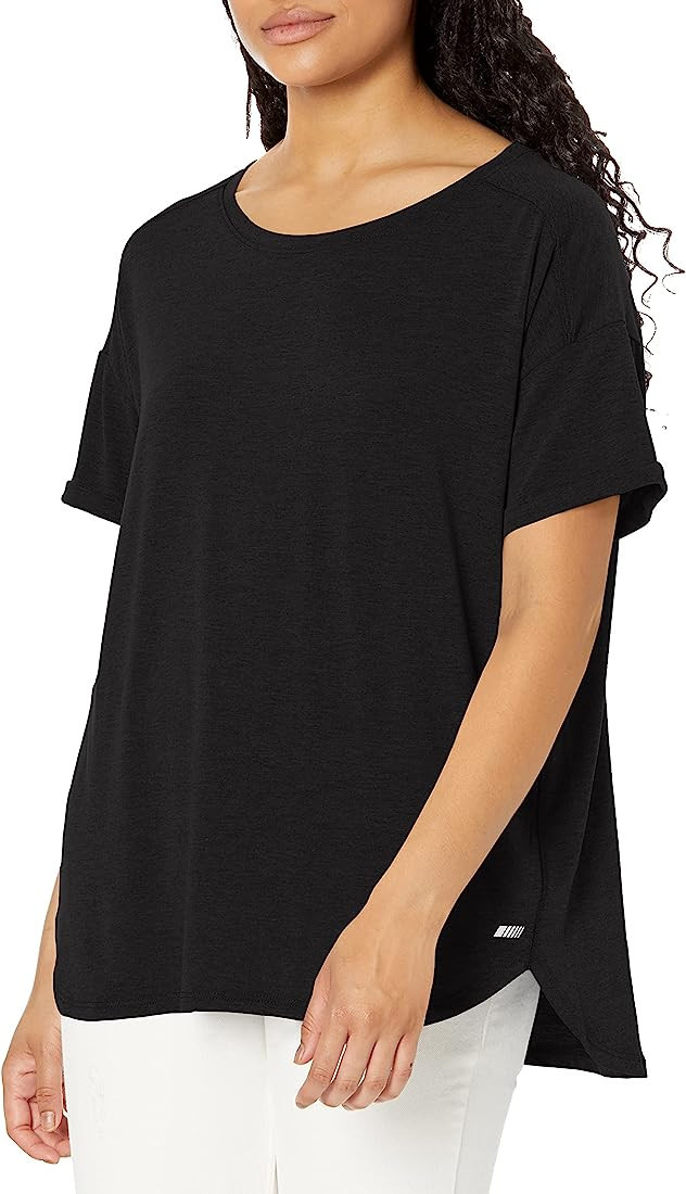 Amazon Essentials Women's Studio Relaxed-Fit Lightweight Crewneck T-Shirt (Available in Plus Size... | Amazon (US)