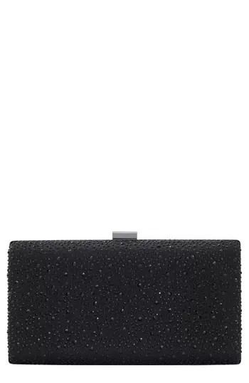 LADY COUTURE Rhinestone Clutch in Black at Nordstrom Rack | Nordstrom Rack