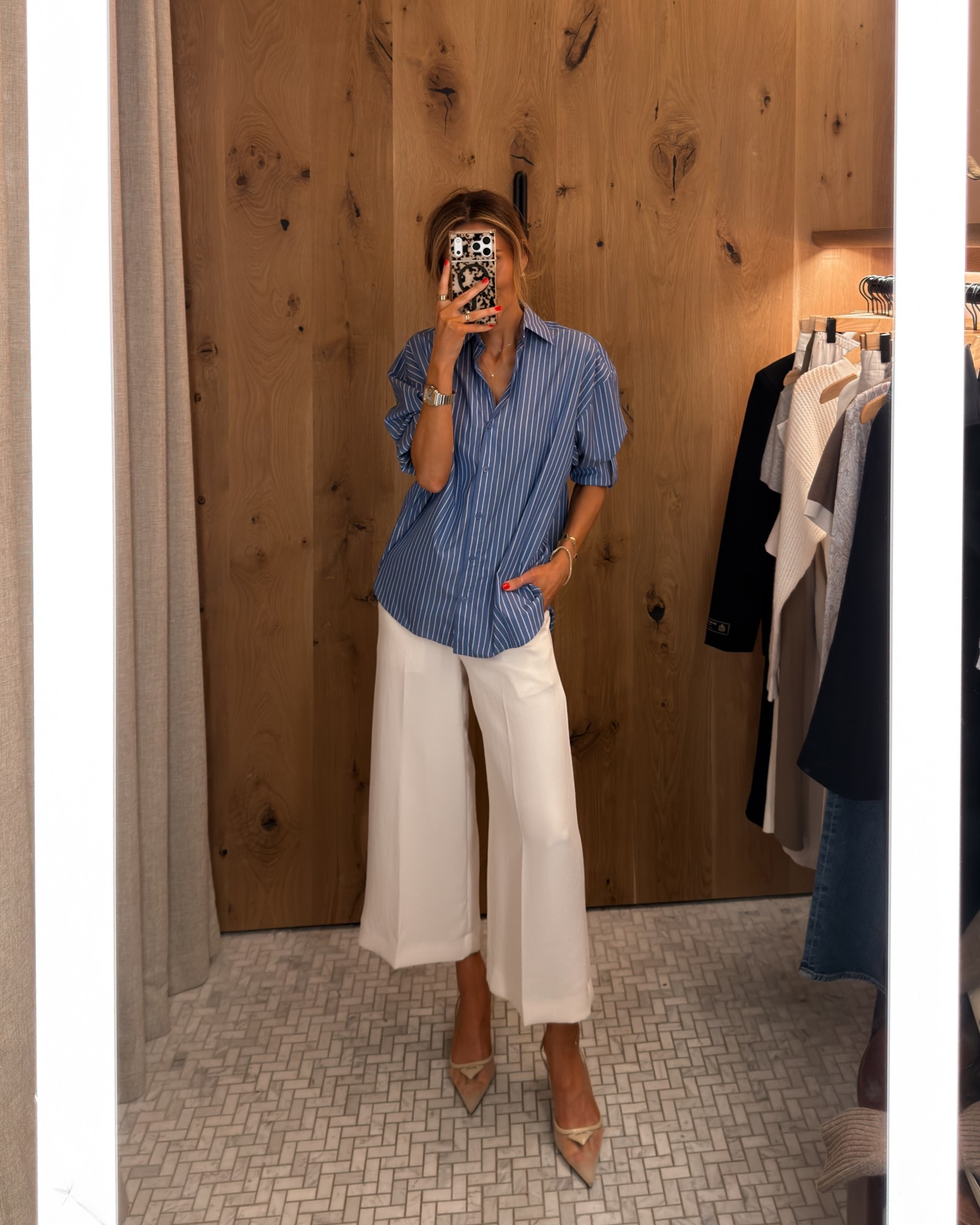 This is my kind of everyday outfit, the pants fit so well and the shirt has that effortless oversized feel. Size 2 and xs 

#LTKSeasonal #LTKOver40 #LTKootd