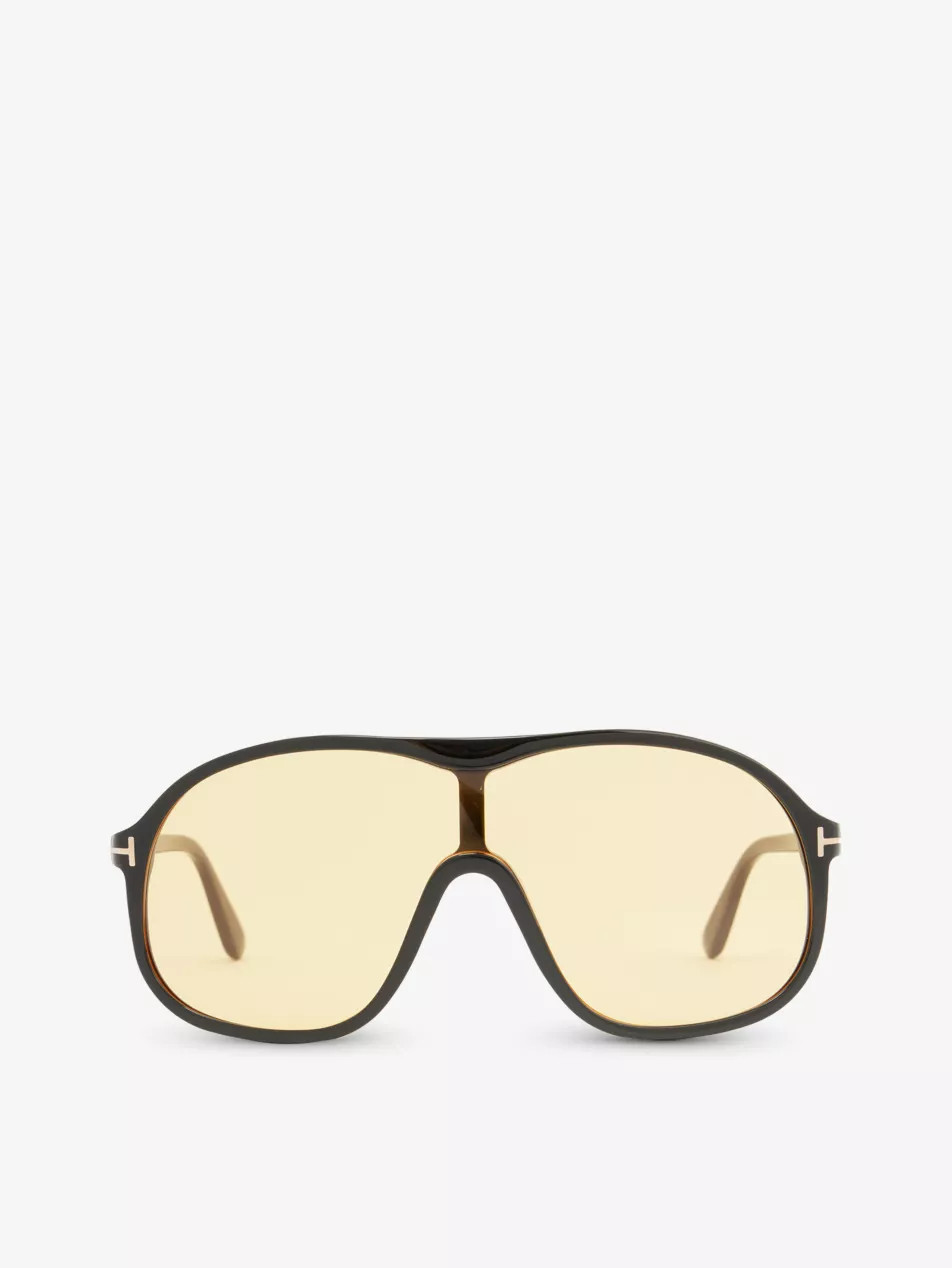 TR001402 aviator-frame acetate sunglasses | Selfridges