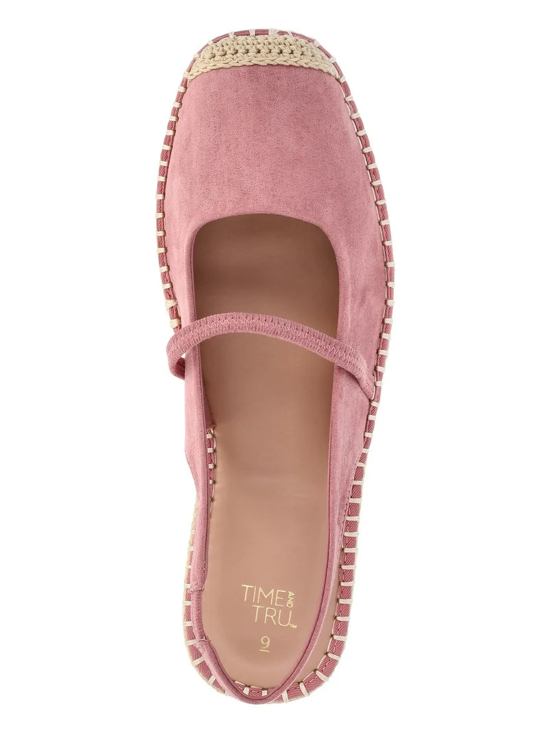 Time and Tru Women's Slingback Espadrille Shoes | Walmart (US)