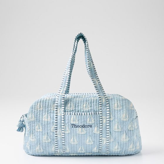Block Print Duffle Bag | Mark and Graham