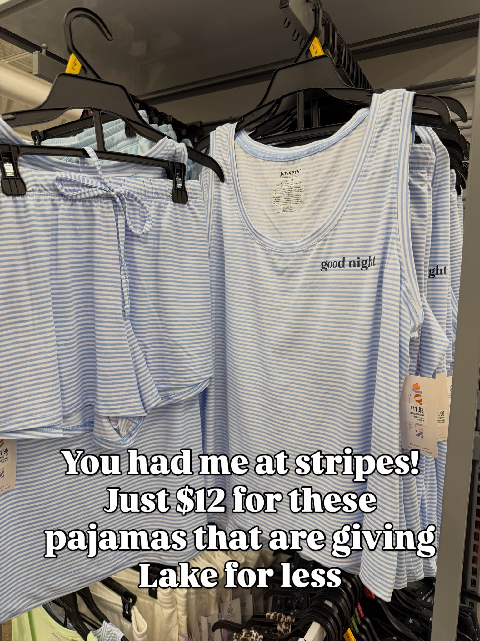 Looks like Lake pajamas, but receipt says Walmart! #walmartfashion