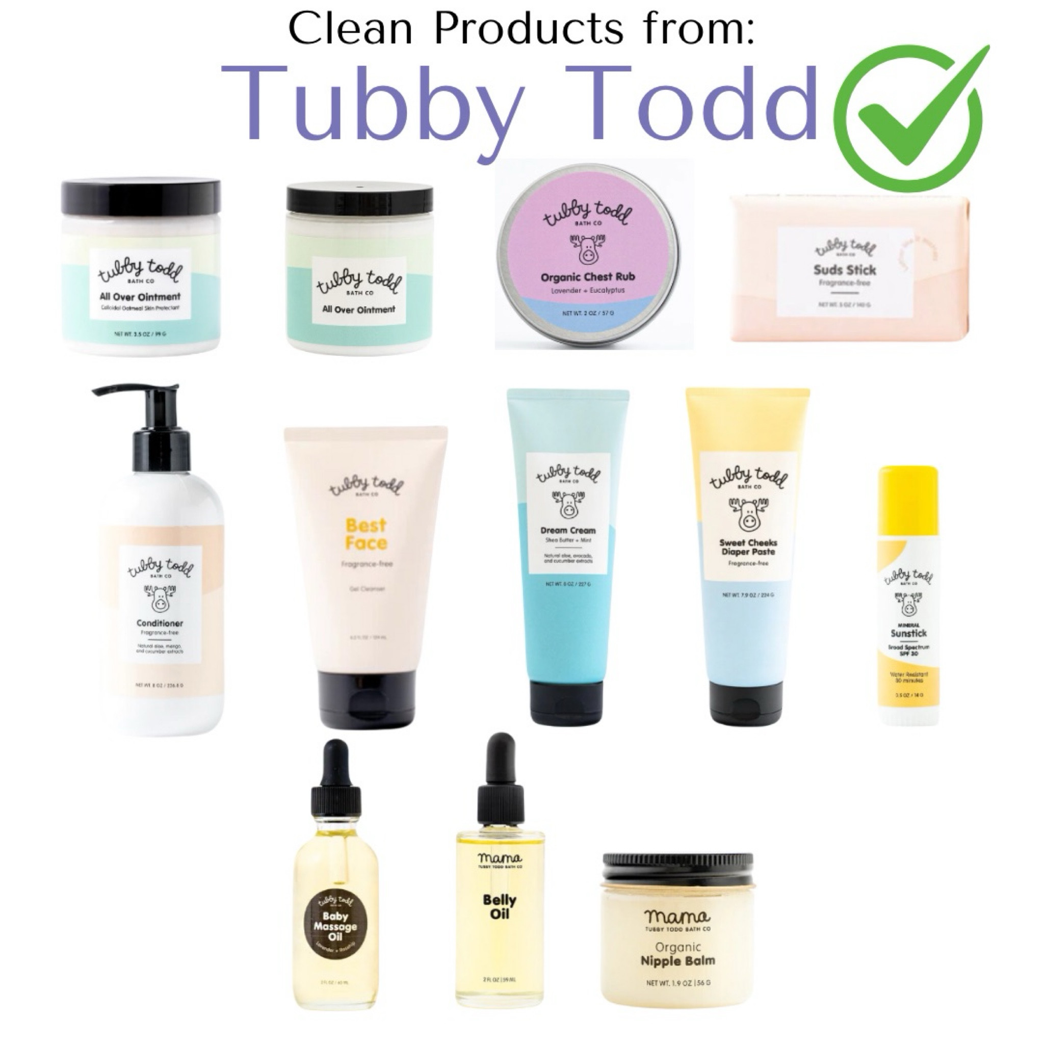 Fragrance free versions only