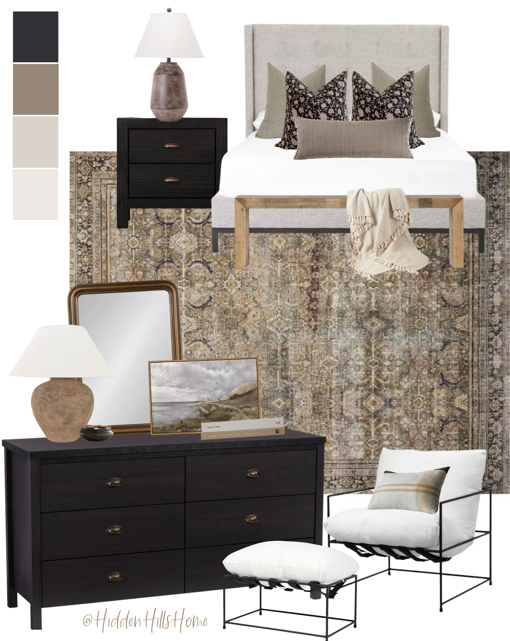Bedroom decor, bedroom mood board, home decor, bedroom decor ideas, primary bedroom, master bedroom Inspo #bedroom #homedecor

#LTKstyletip #LTKhome #LTKsalealert