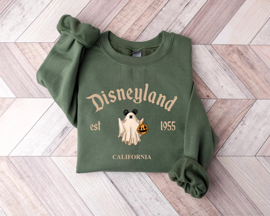 Magical Land Halloween Sweatshirt, Trendy Sweatshirt, Disneyland Sweatshirt, Oversized Sweatshirt... | Etsy (US)