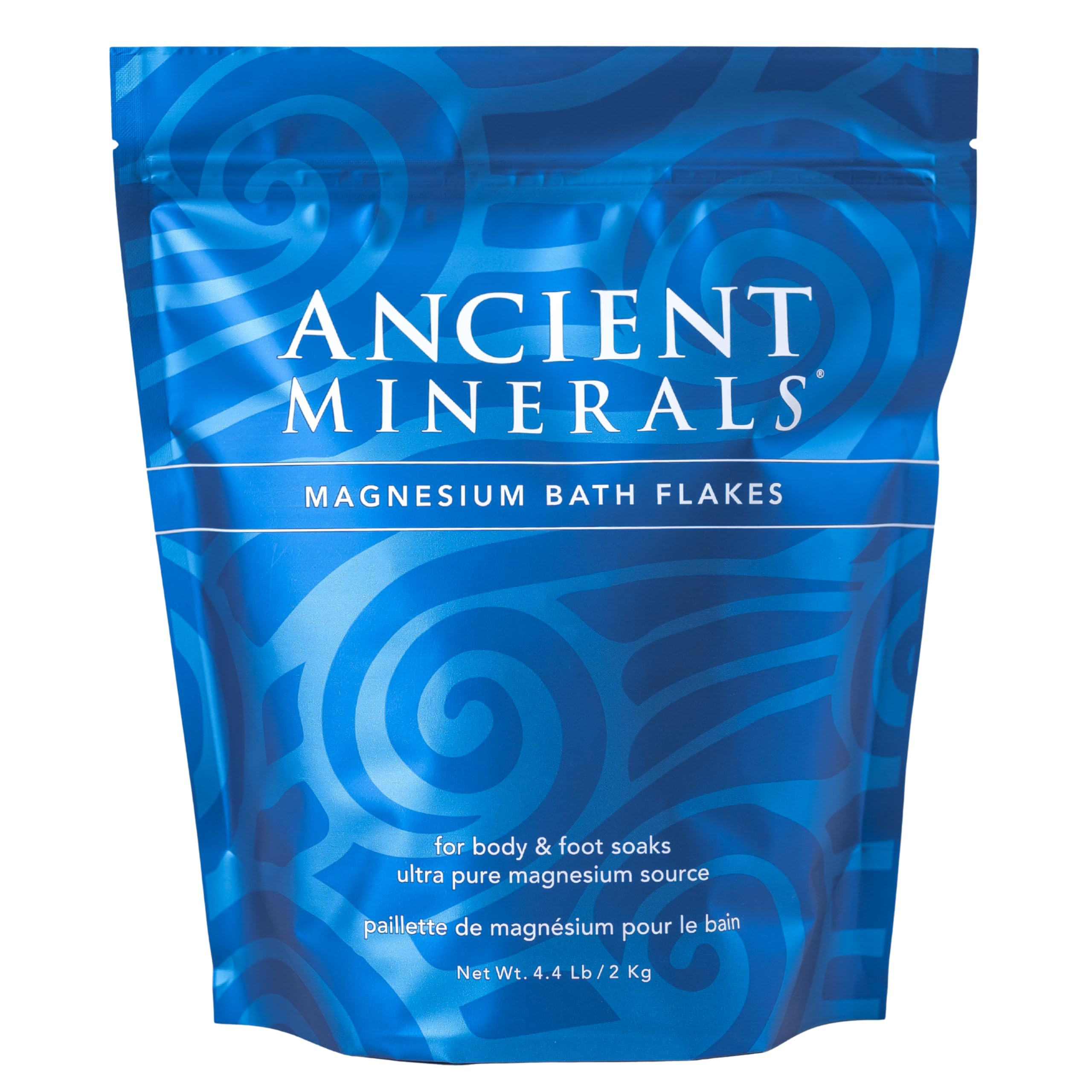 Ancient Minerals Magnesium Bath Flakes - Bathing Alternative to Epsom Salt - Soak in Natural Salt... | Amazon (US)