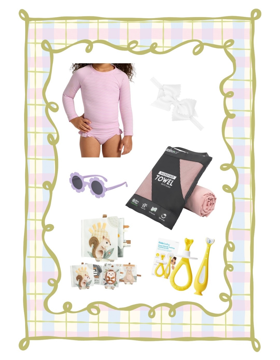 Easter basket for sister!

I am LOVING finding cute girly gifts!!! Snagged this sweet seersucker set to keep diaper changes easy (and I love that it doesn't have a ruffle butt!!) and some little flower sunnies. Also had to grab our favorite towel in pink! This thing is the REAL DEAL-- We have the 40x72 for the adults and 24x48 for the kids.

baby bow with headband strap | baby girl two piece seersucker swim and rash guard | baby girl sunglasses | baby toothbrush | baby muted woodland crinkle activity book | baby beach musts

#LTKKids #LTKBaby #LTKSeasonal