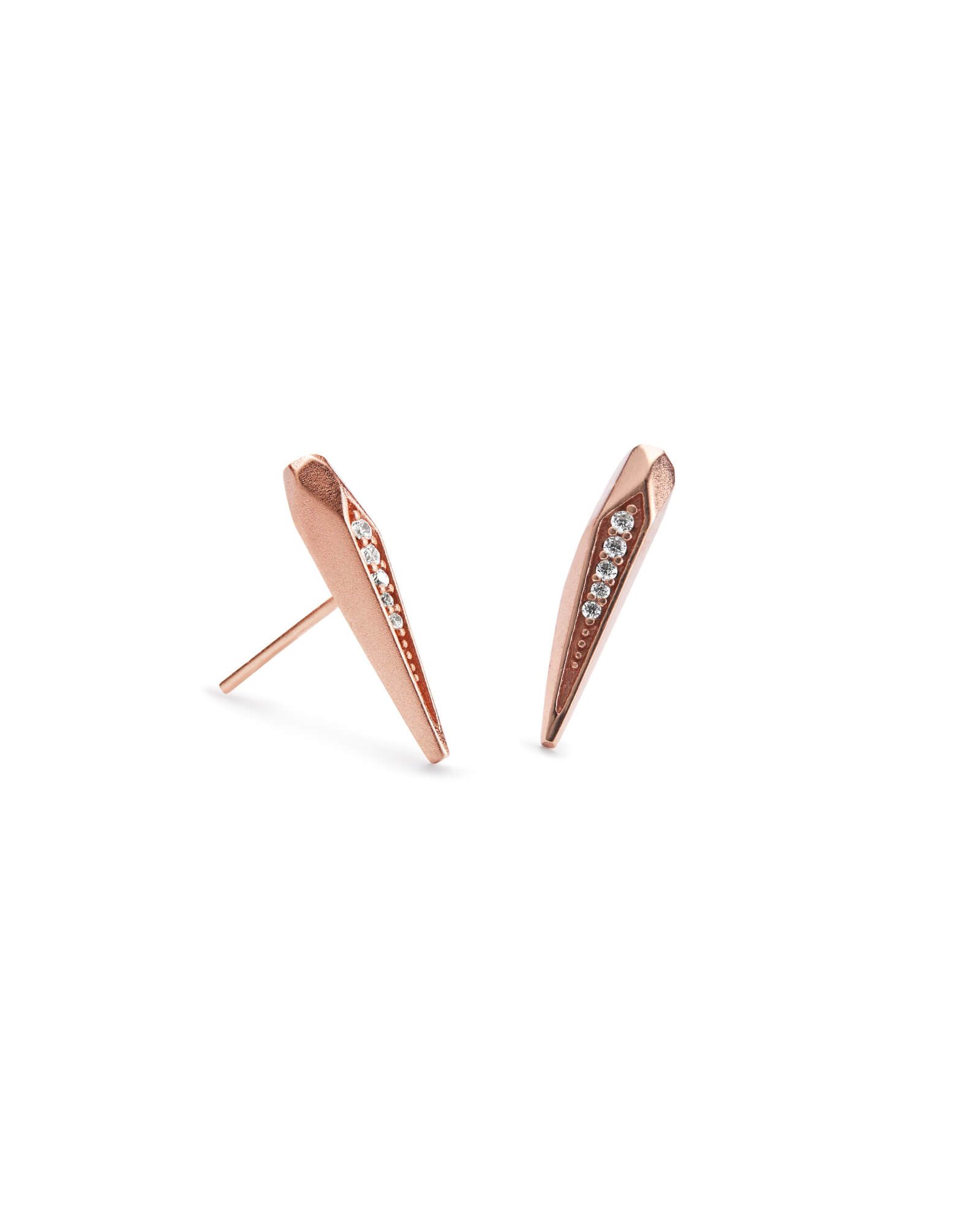 Montgomery Stud Earrings In Rose Gold | Kendra Scott