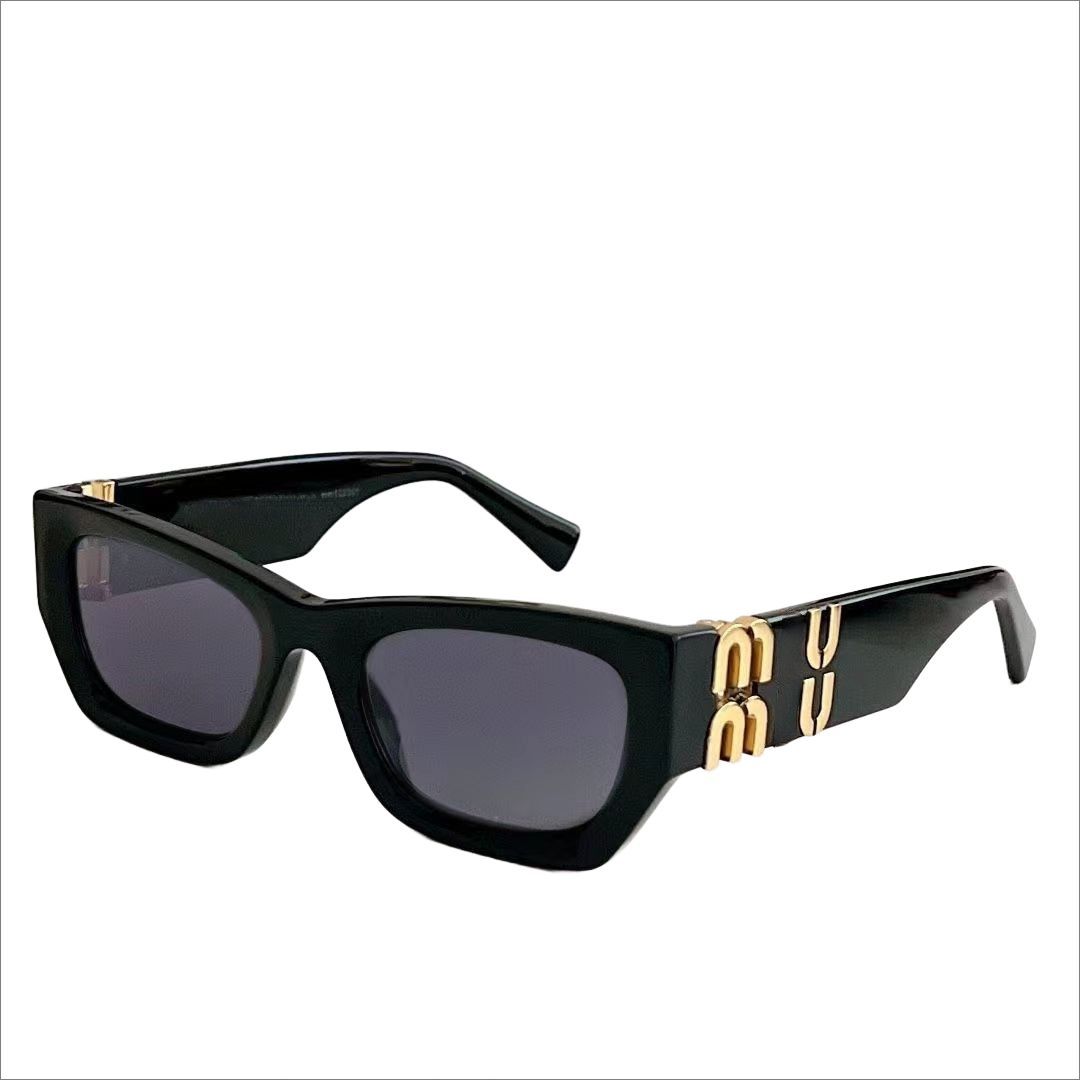 2023 New Womens MiuM 09ws Brand Fashion Retro Square Narrow Frame UV400 Sunglasses Luxury Designe... | DHGate