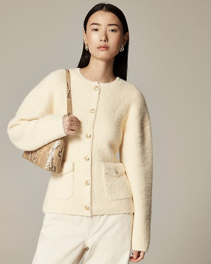 Cinched-waist sweater-jacket | J. Crew US