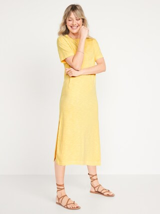 Vintage T-Shirt Midi Shift Dress for Women | Old Navy (CA)