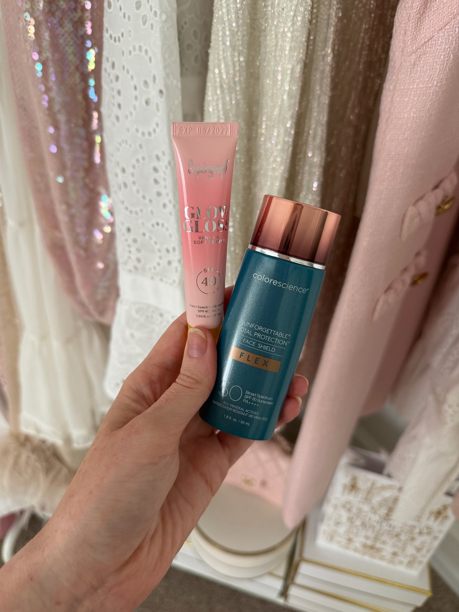 This is a tinted mineral sunscreen that has medium coverage. It starts white then changes to your skin tone.. but they offer it in a few shades. I got medium to use as my summer/ self tan shade. Paired with lip SPF for a day at the pool! The sunscreen is on sale with code FLAG25 (ends Monday)

#LTKSaleAlert #LTKBeauty