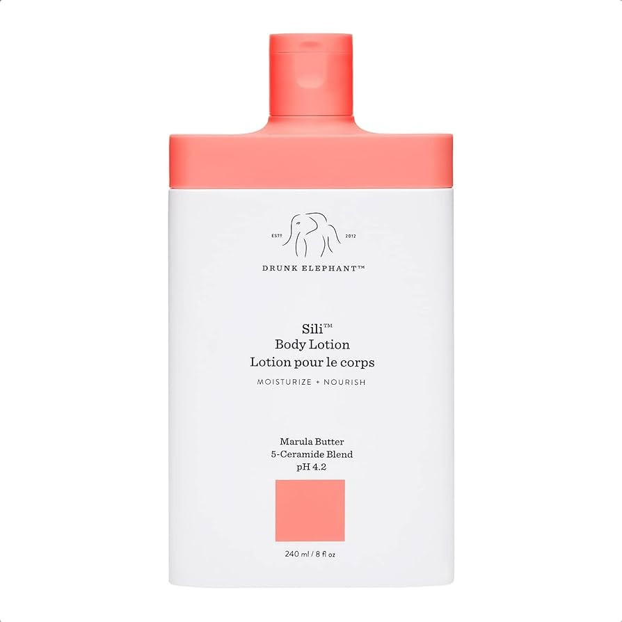 Drunk Elephant Sili Body Lotion - Deep, Calming Skin Moisturizer (240 mL / 8 Fl Oz) | Amazon (US)