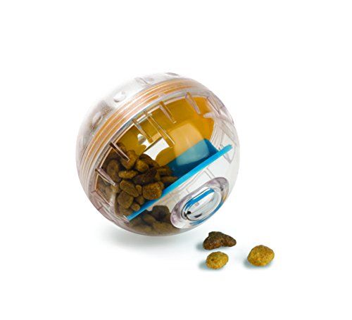 Pet Zone IQ Treat Ball Interactive Treat Kibble Dispensing Dog Food Activity Treat Ball | Amazon (US)