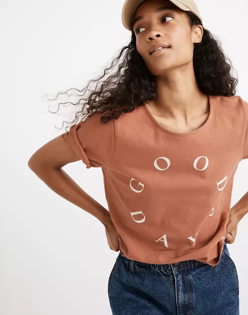 Good Days Shrunken Tee | Madewell