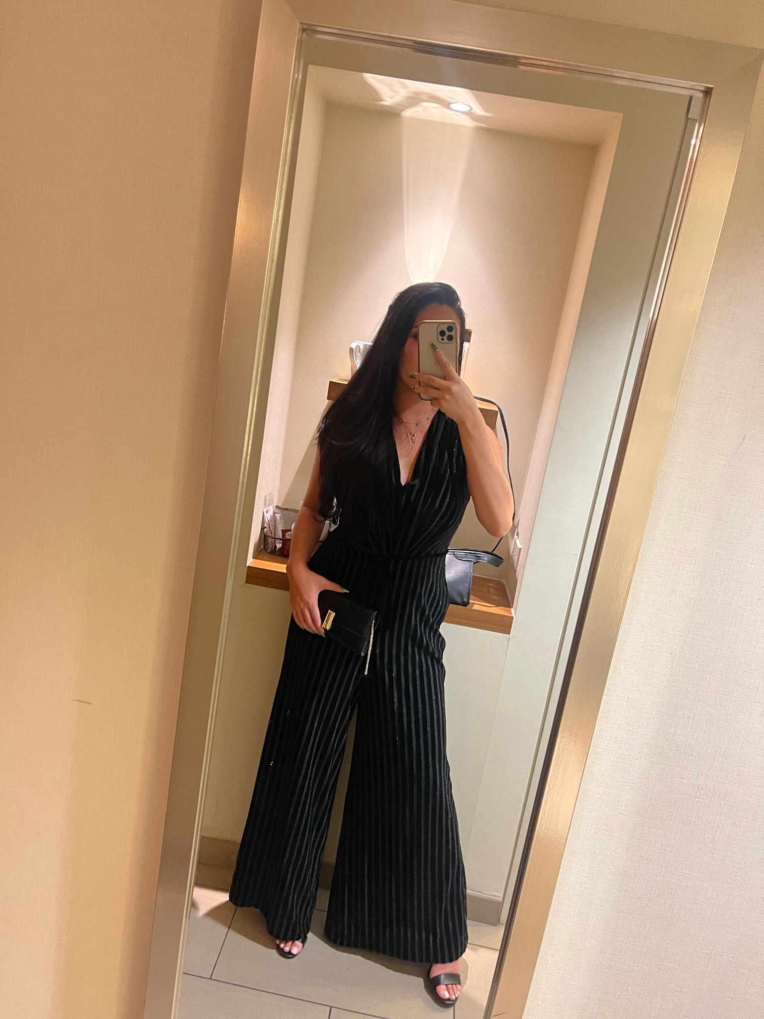 The after party

•black jumpsuit, comfy jumpsuit, elegant black velvet jumpsuit, Adam lippes, girls night out outfit, after party outfit, night outfit, party what to wear, dark fall outfit

#LTKSeasonal #LTKstyletip #LTKparties