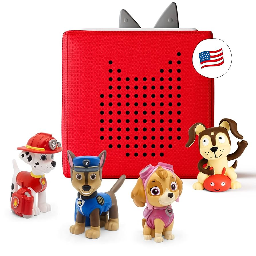 Toniebox Audio Player Starter Set with Chase, Skye, Marshall, and Playtime Puppy - Listen, Learn,... | Amazon (US)